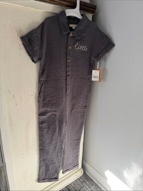Kids Gauze “Little” Bodysuit